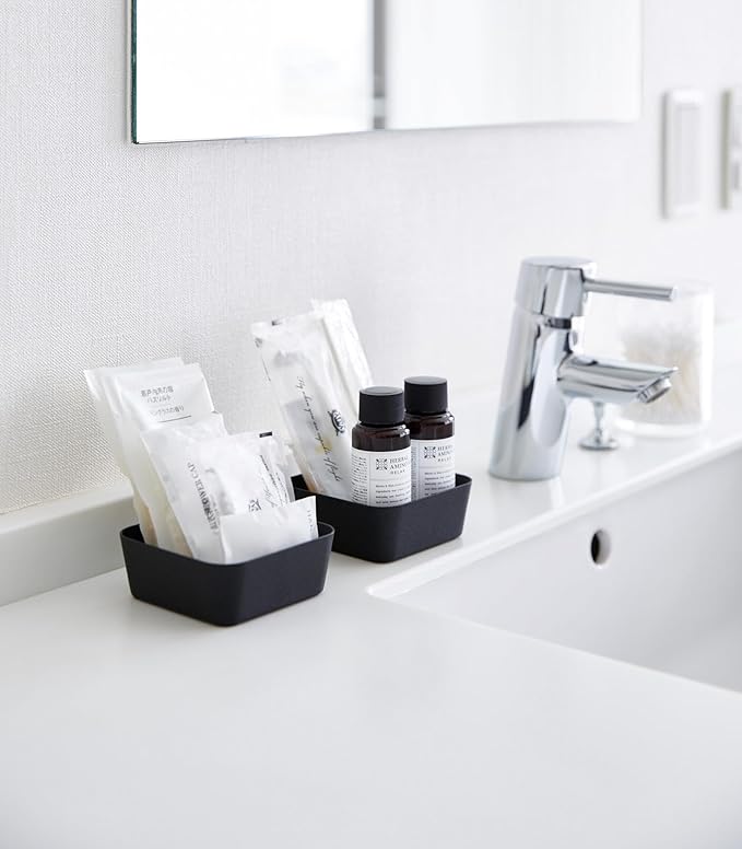 Yamazaki Home Tower Space Saving Vanity Tray - 3.5" X 3.5" - Steel