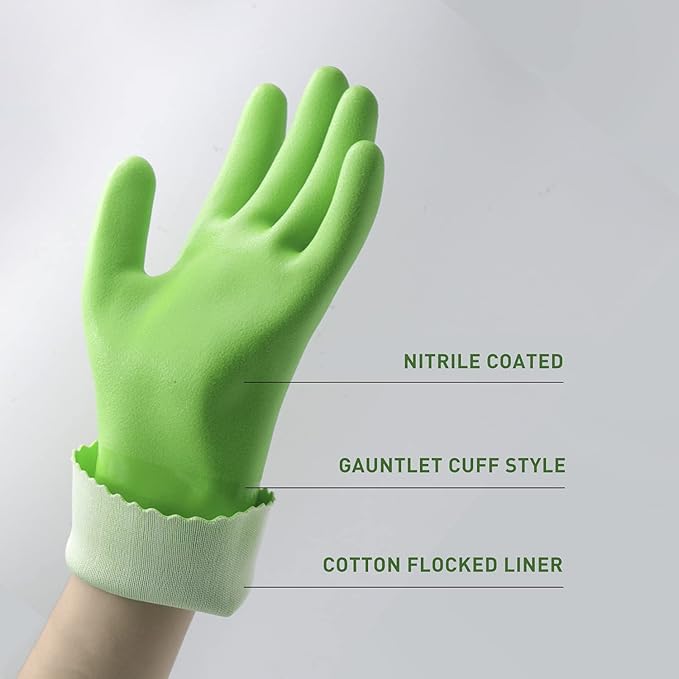 Chemical Gloves, Heavy Duty Cleaning Gloves