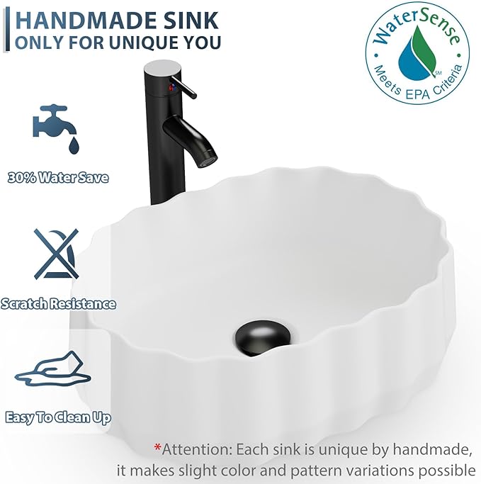 eclife 72" Modern Bathroom Vanity Sink Combo Freestanding Cabinet with Small Side Cabinet, White Shell Ceramic Vessel Sink, Water Save Faucet, Drain (Gray+T54)