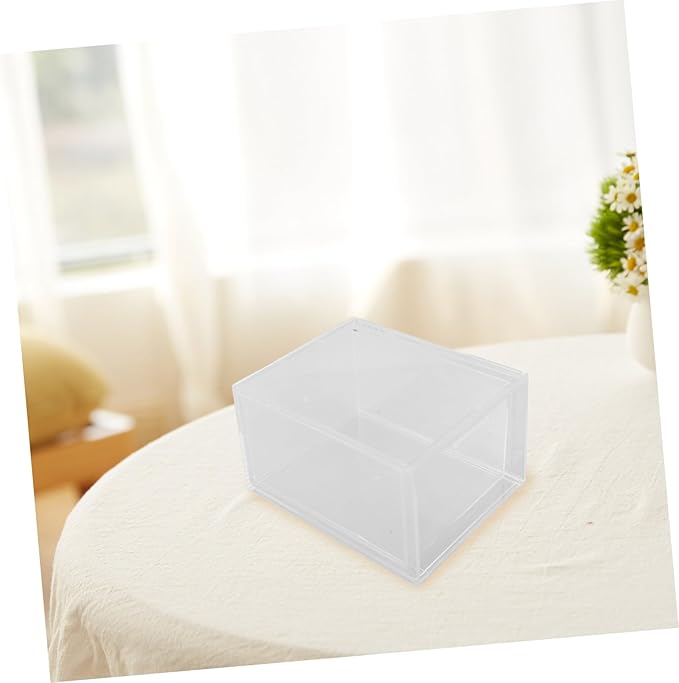 3pcs Storage Bins Lids Stackable Drawer Organizer Pantry Organizer Bins Acrylic Makeup Storage for Vanity Bathroom