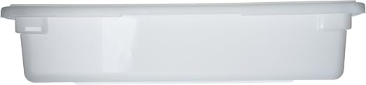 Carlisle FoodService Products Storplus Food Storage Container with Stackable Design for Catering, Buffets, Restaurants, Polyethylene (Pe), 8.5 Gallon, White