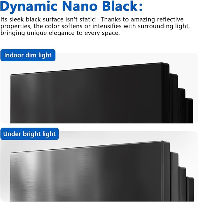 QAOYEDE Shower Niche No Tile Needed 24"x12", Stainless Steel Niche for Shower, Recessed Showers Shelf for Bathroom Storage, Dark Grey Black