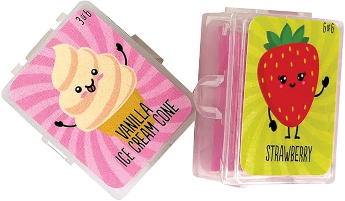 Raymond Geddes Link Up Scented Kneaded Erasers (Series Two - 36 Pieces) - 6 Moldable Eraser Designs with Snap Case - Fun Puzzle Kids Erasers