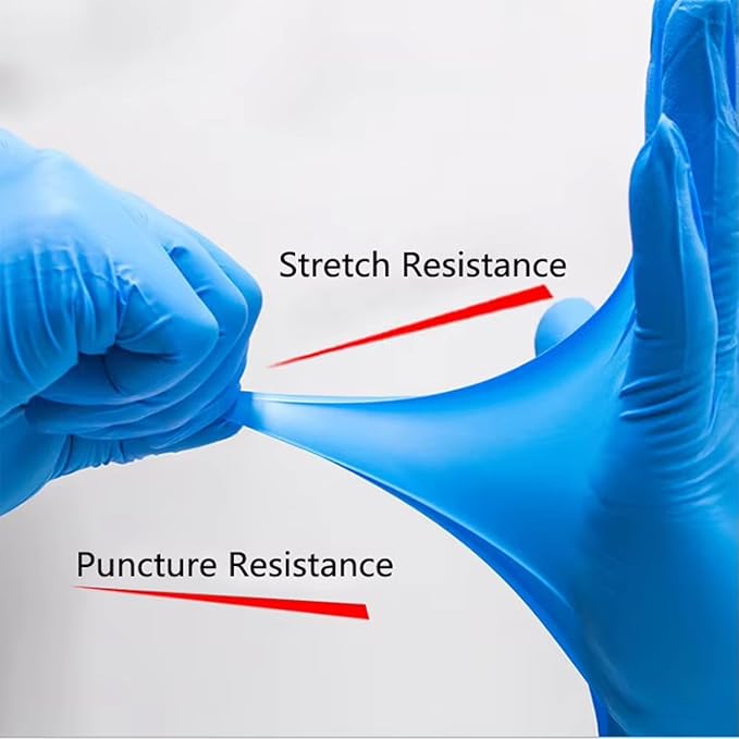ZMDREAM Nitrile Gloves 4-mil Thick 200 & 2000 Counts Latex-Free, Powder-Free, Textured Grip 4 Sizes for Exam, Food Service