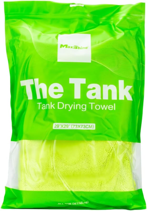 Universal Car Drying Towel 30” x 30” — 1600GSM Plush Double-Sided Microfiber — Super Absorbent Rinse-Free Drying Towel for Car Wash & Detailing — Scratch-Free, Lint-Free Auto Care Cloth