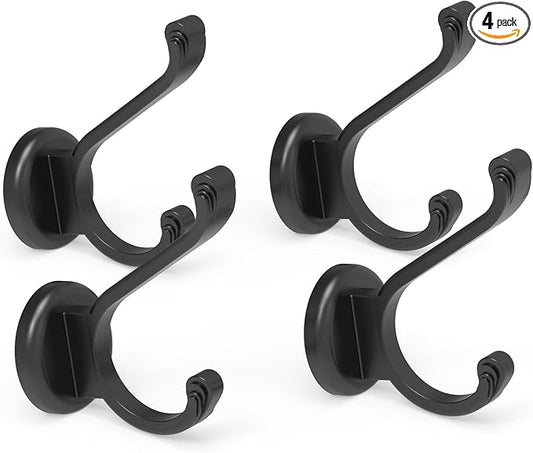 Ant Mag Magnetic Hooks Heavy Duty 140lbs Neodymium Magnet Wall Hooks for Hanging Coats Robes Backpacks Bags Hats Keys Mugs Cups Towels Pack of 4
