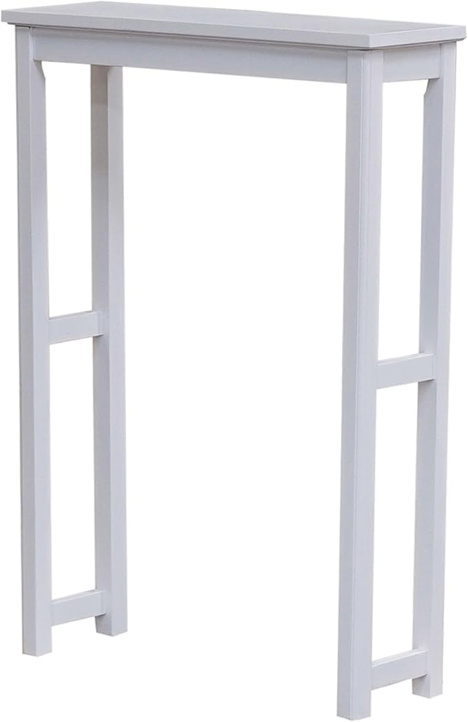 Alaterre Furniture Dorset Over-The-Toilet Storage Shelf – 27" W x 37" H Space Saver Rack with Single Open Shelf for Towels & Toiletries – Minimalist Modern Design & Easy Assembly Bathroom Organizer