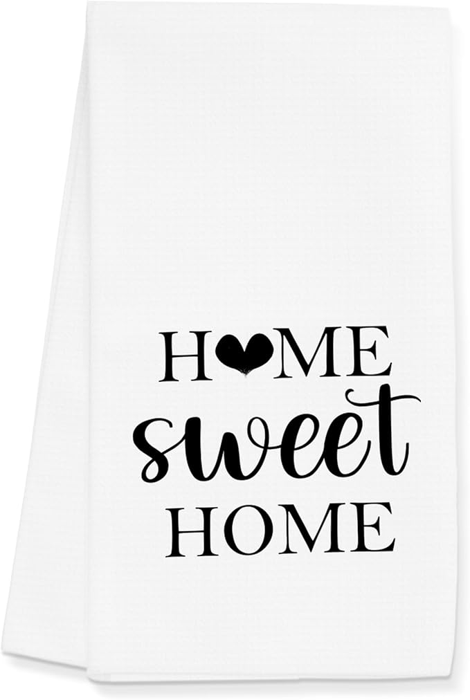 Home Sweet Home Kitchen Towels Gifts, New Housewarming Towels Decor (16x24 inches)