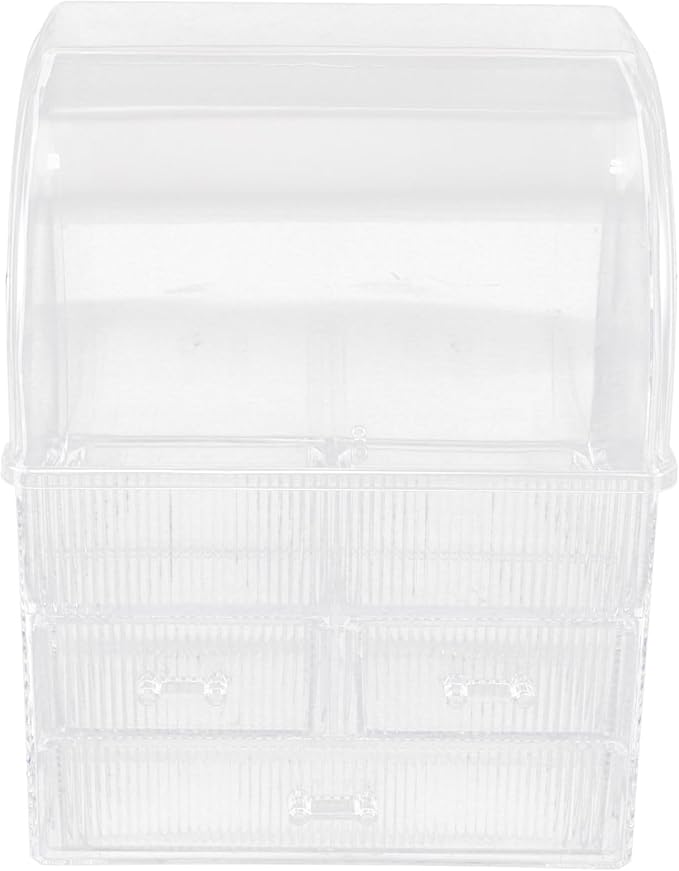 MERRYHAPY Large Capacity Makeup Organizer Box Acrylic Drawer Storage Desktop Makeup Organizer