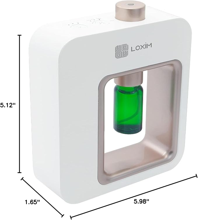 Aromatherapy Diffuser - Professional Grade Diffusers for Essential Oils, Nebulizing Technology, Full Spectrum Oil Adaptability, No Water, No Heat, Super Quiet, Portable, Battery Powered