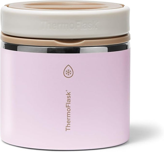 ThermoFlask 20 oz Double Wall Insulated Food Jar, Blush Sandstone