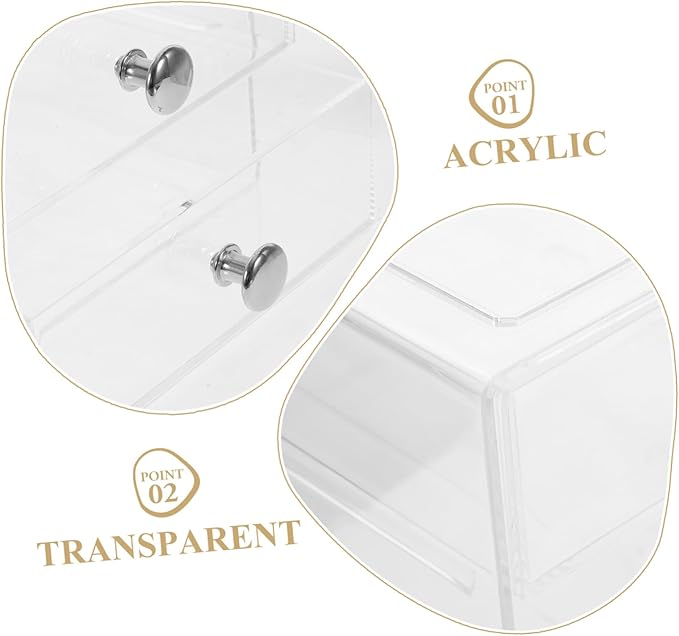 Organizer for Makeup Jewelry and Skin Care Stackable Storage Box Elegant Design for Home Office Use