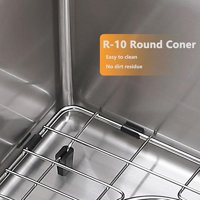 VESLA 15x20 Inch Bar Sink Drop In - Topmount 18 Gauge Stainless Steel Small Kitchen Sink, Single Bowl Brushed Finish for Laundry Wet Bar Prep RV Office Outdoor Yard Use with Bottom Grid & Drain