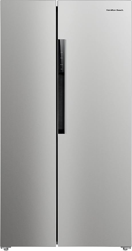 Hamilton Beach HBF1558 15.6 cu ft Counter Depth Full Size Refrigerator, Side Doors, Stainless