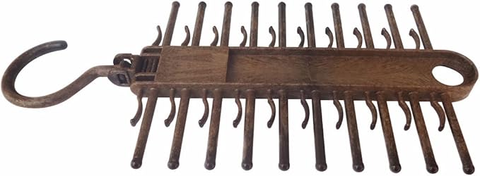 Tie Rack Hanger 1 Pack Non-Slip Tie Scarf Rack Holder Hook Belt Hanger with 360 Degree Rotating,Securely up to 20 Tie,Best Multi-Use Space-Saving Plastic Organizer for Storage Closet