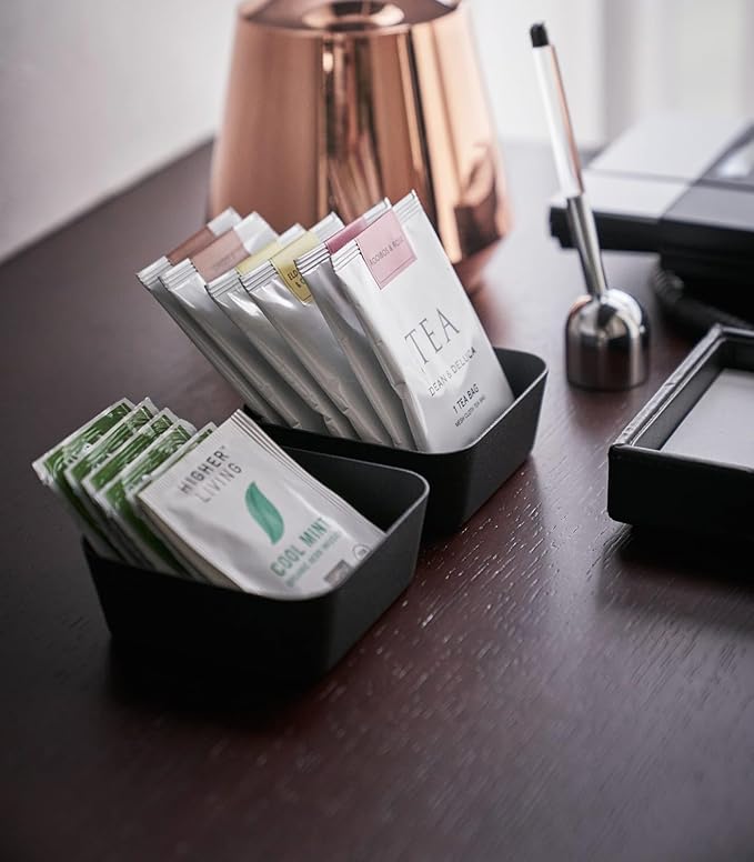 Yamazaki Home Tower Space Saving Vanity Tray - 3.5" X 3.5" - Steel