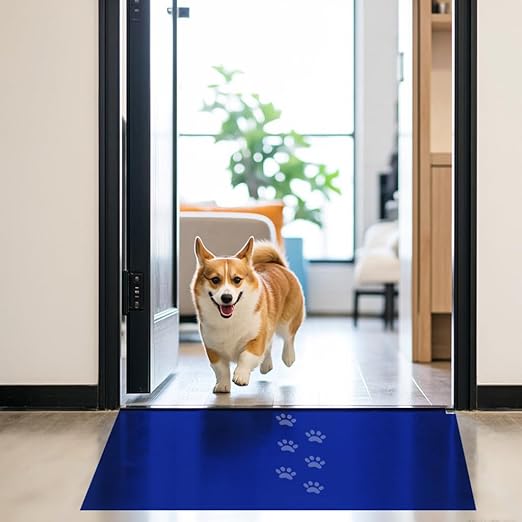 Sticky mat with Adhesive,180 Sheets,Tacky pad 24" x 36",6 Packs of 30 Blue Sheets Each,for Construction,Science Lab Door Matting,Basketball Shoes,Cleanroom,Laboratory and Hospital. (6, Blue, 24"x36")