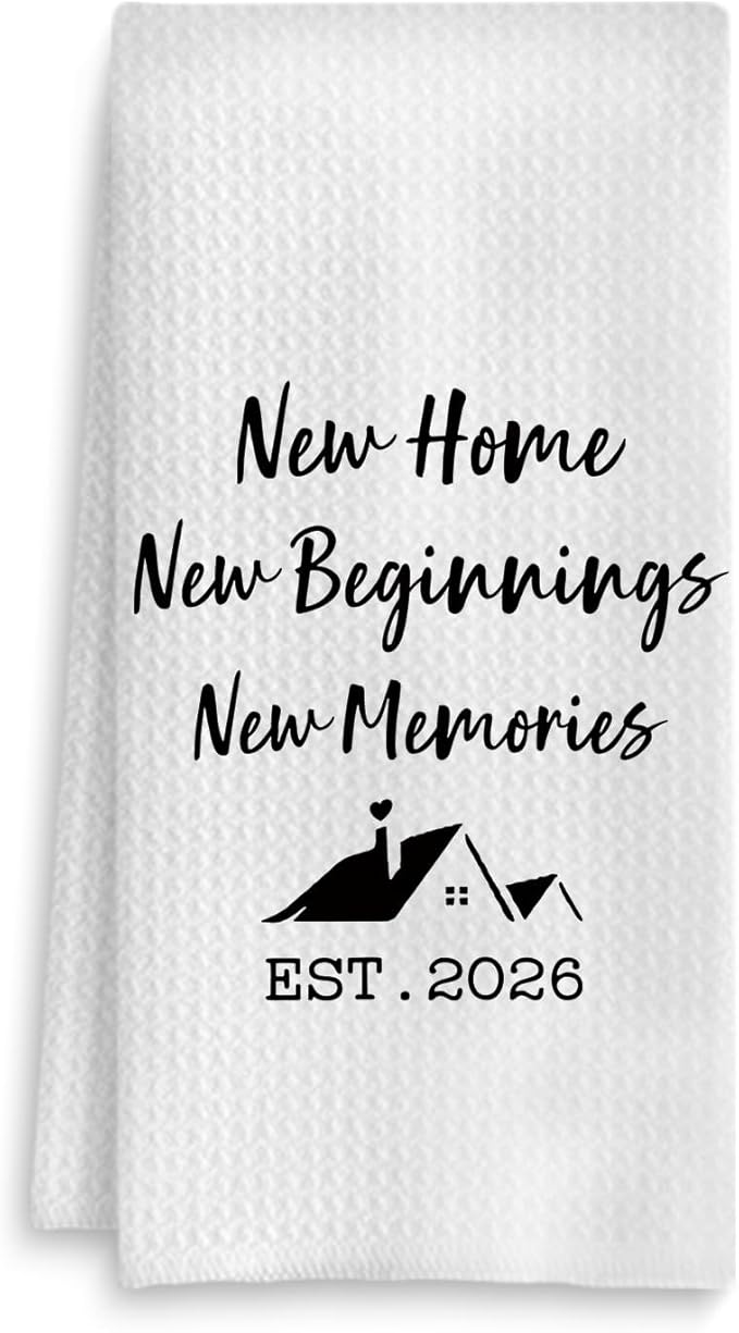 Housewarming Gifts Kitchen Towels, House Warming Gifts New Home House Apartment, Gift for New Homeowners, Housewarming Decorations 2026, 16x24 Inch