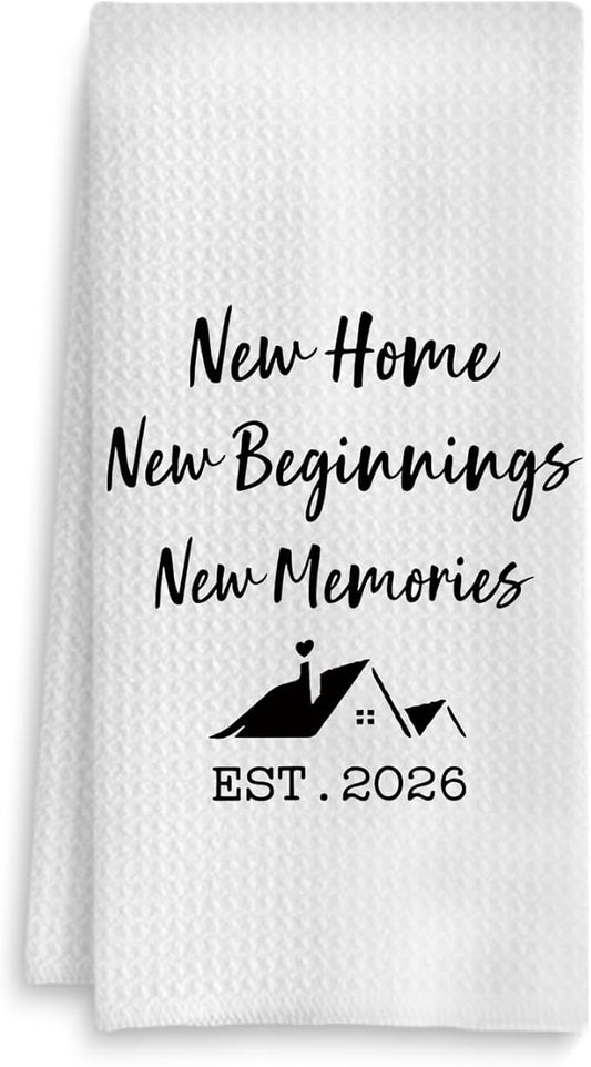 Housewarming Gifts Kitchen Towels, House Warming Gifts New Home House Apartment, Gift for New Homeowners, Housewarming Decorations 2026, 16x24 Inch