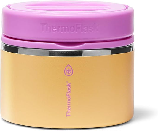 ThermoFlask 12 oz Double Wall Insulated Food Jar, Candy Oasis