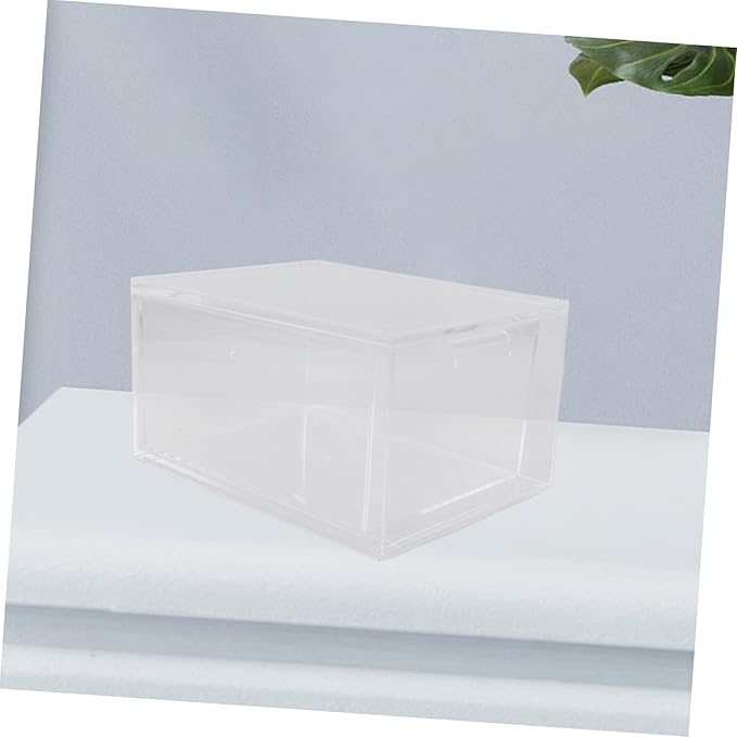 3pcs Clear Stackable Drawer Organizer Bins for Makeup and Daily Items Transparent Storage Easy for Use