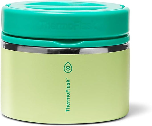 ThermoFlask 12 oz Double Wall Insulated Food Jar, Garden Party
