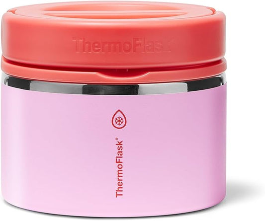 ThermoFlask 12 oz Double Wall Insulated Food Jar, Spring Blossom