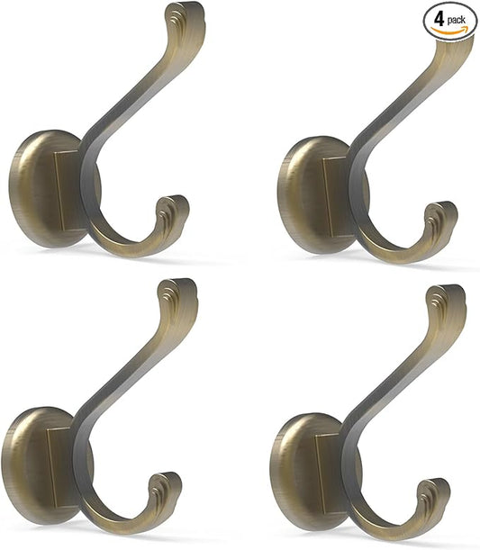 Ant Mag Magnetic Hooks Heavy Duty 141lbs Neodymium Magnet Metal Wall Hooks for Hanging Coats Robes Backpacks Bags Hats Keys Mugs Cups Towels Bronze