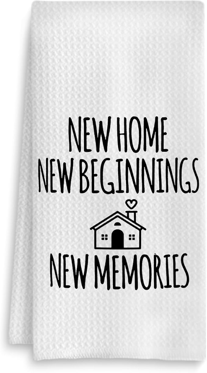 Housewarming Gifts Kitchen Towels, House Warming Gift New Home House Apartment, Gifts for New Homeowners, Housewarming Decorations, 16x24 Inch
