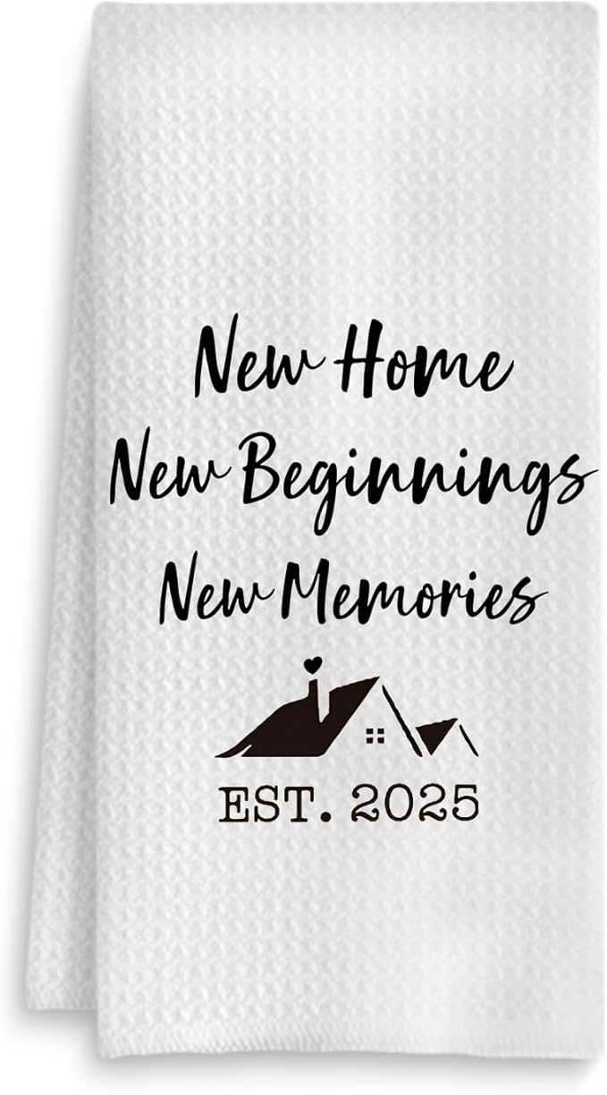 Housewarming Gifts Kitchen Towels, House Warming Gifts New Home House Apartment, Gift for New Homeowners, Housewarming Decorations 2025, 16x24 Inch