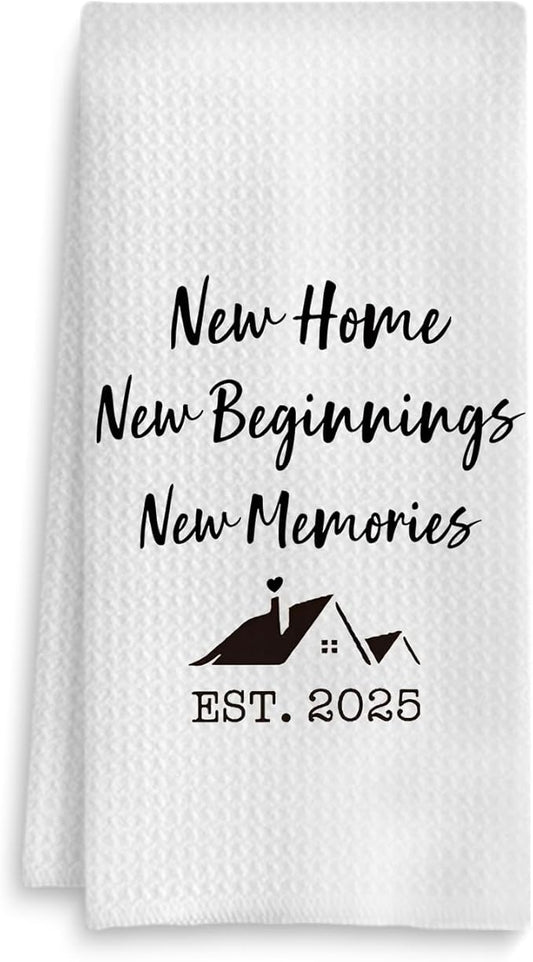 Housewarming Gifts Kitchen Towels, House Warming Gifts New Home House Apartment, Gift for New Homeowners, Housewarming Decorations 2025, 16x24 Inch