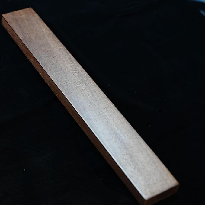 Magnetic Knife and Tool Holder | 1500 Gauss Heavy-Duty Magnet Holds 6 lbs | 16" Detachable Acacia Wood & Steel | for Kitchen Knives, Garage Tools | No-Drill Adhesive or Screw Mount