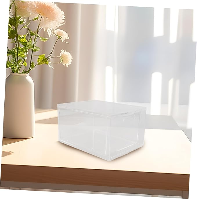 3Pcs Stackable Clear Desktop Storage Box with Vanity Organizer for Makeup Skincare and Stationery Space Saving for Bathroom and Home Office Storage