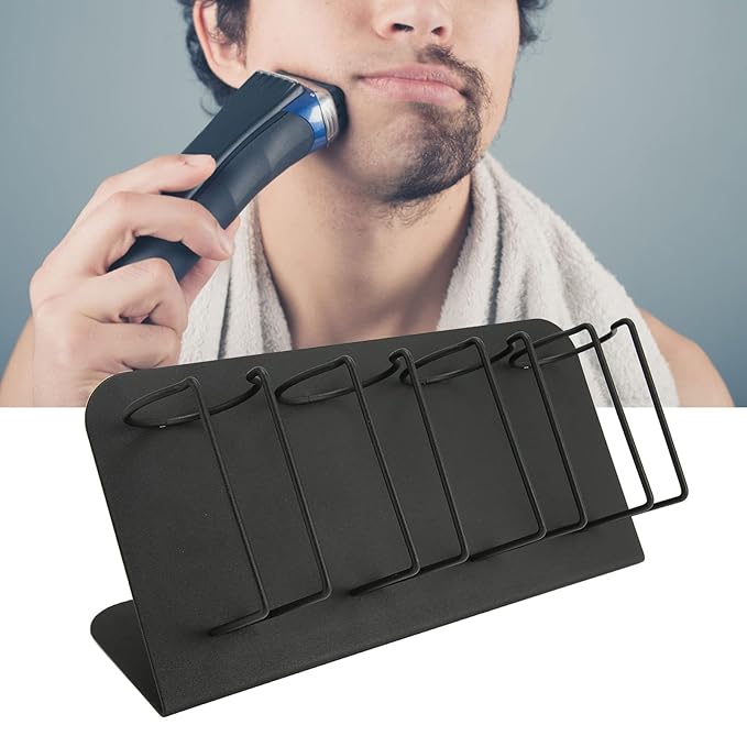 Hair Clipper Holder, Hair Clipper Storage Box, Multipurpose Wall Mounted Stainless Steel Electric Hair Trimmer Cutter Stand for Salon Tools