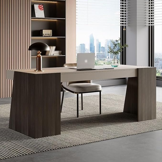 Desk Organizers Minimalist Desk, Light Luxury, Modern Living Room, Large Long Desk, Study Room, Home Solid Wood Study Desk, Computer Desk Standing Desk(180 * 80 * 75cm)