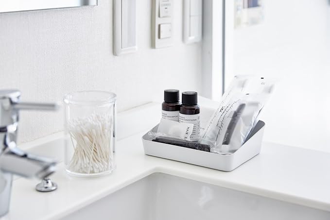 Yamazaki Home Tower Space Saving Vanity Tray - 5.25" X 7" - Steel