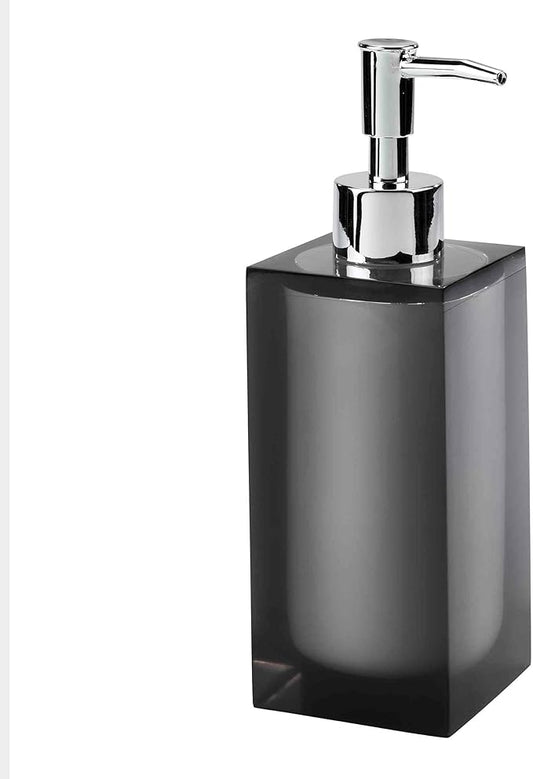 Avanti Linens - Lotion Pump/Soap Dispenser, Resin Countertop Accessories, Modern Home Decor (Soho Collection, Smoke)