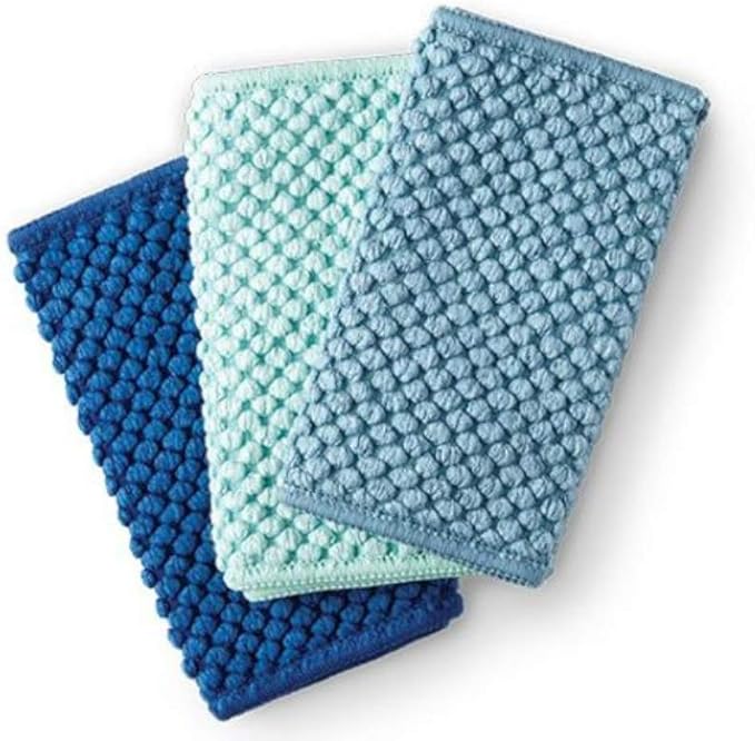 Counter Cloths (Set of 3) - Sea Mist, Navy, & Teal