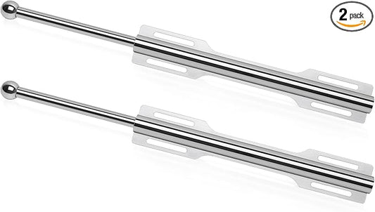 FIRJOY 12" Valet Rod for Closet Pull Out (2 Pack, Chrome)