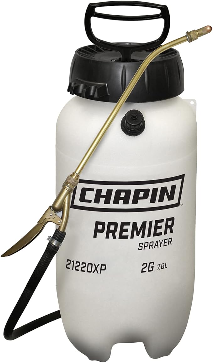 21220XP 2-Gallon Pro XP Poly Sprayer for Fertilizer, Herbicides and Pesticides, Translucent White