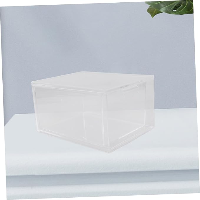 3pcs Stackable Clear Drawer Organizer for Makeup and Office Supplies Transparent Storage Box Drawer Design for Cosmetics Stationery and