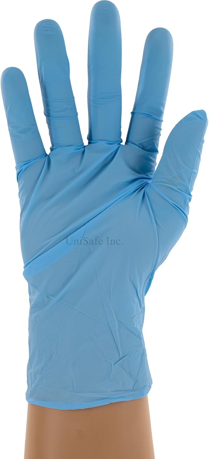 Nitrile Exam Gloves, Disposable, Powder Free, Latex Free, Textured, Case of 1000