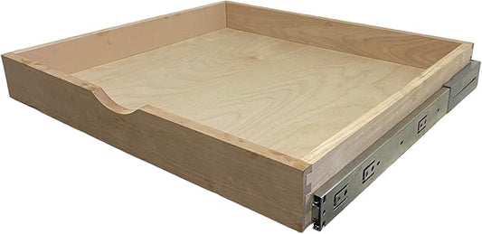 COUVER DIY Non-Assembled Birch Wood, Pull-Out Cabinet Organizers, Under Sink Organizers for Bathroom & Kitchen, Cabinet Slide-Out Organizers and Storage, Soft Closed Rail, 24 inch