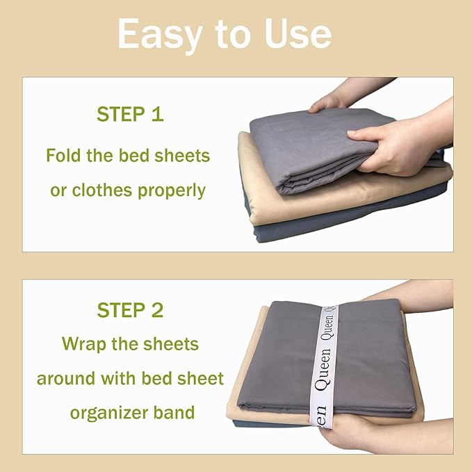 4 Pieces Bed Sheet Organizer Bands, Sheet Organizers and Storage Label Bands, Sheets Organizer for Closet, Sheet Label for Bedding, Sheet Keepers Linen Labels Bedding Bands (Pink, 4Pcs Twin)