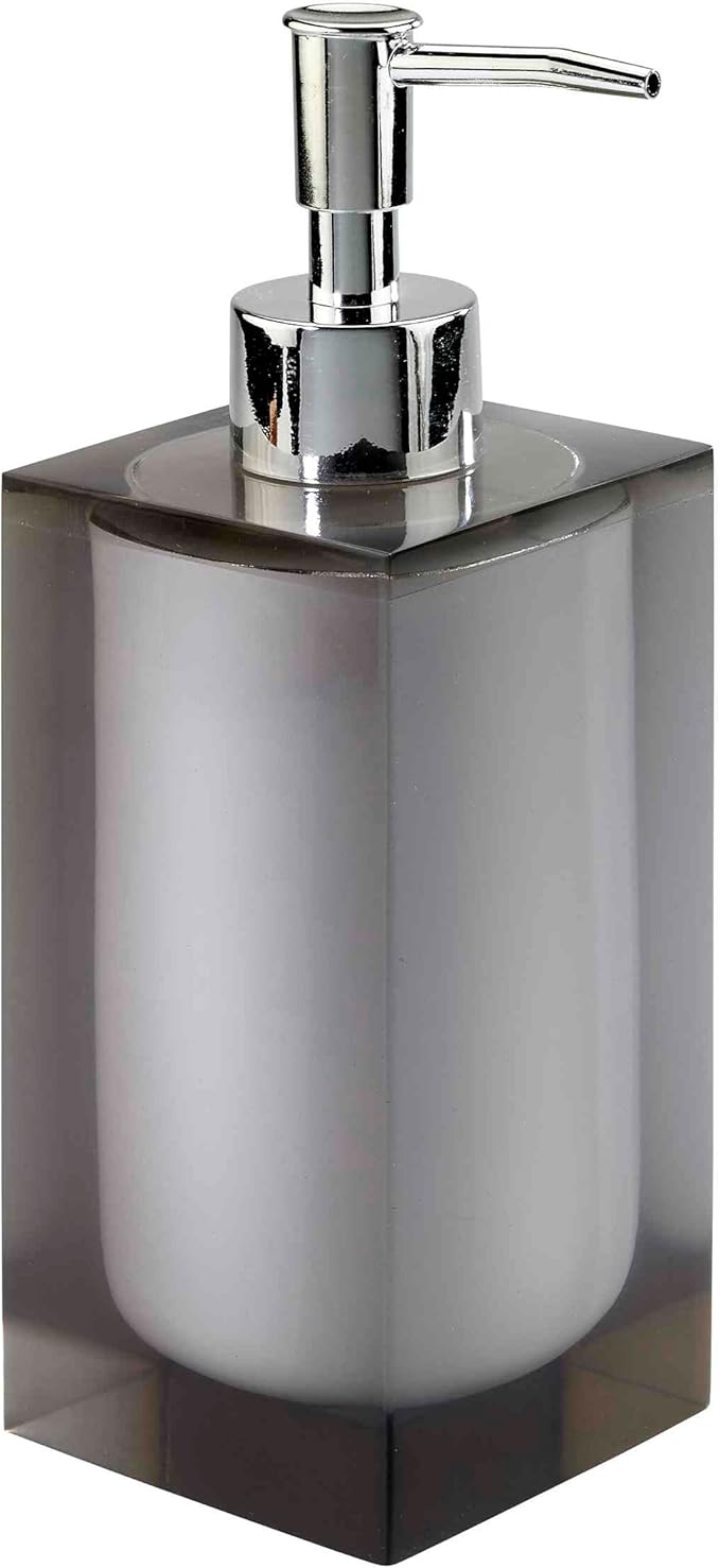 Avanti Linens - Accessory Set, Resin Tumbler, Toothbrush Holder, Soap Dish & Lotion Pump, Durable Bath Decor (Soho Collection)