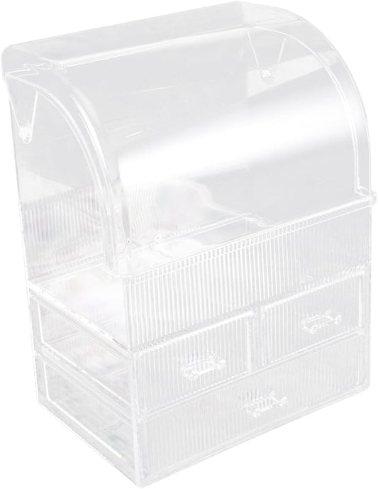 FRCOLOR Makeup Storage Box Drawers Acrylic Makeup Organizer Desktop Storage Bin for Organizing Multi-functional for Jewelry Accessories