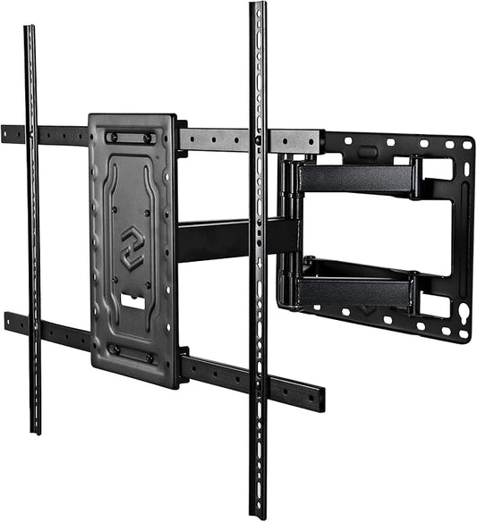 Full Motion TV Wall Mount for 32-75 Inch TVs, VESA Compatible, 150 lbs Weight Capacity, Adjustable Tilt & Swivel, Easy Centering & Quick Installation