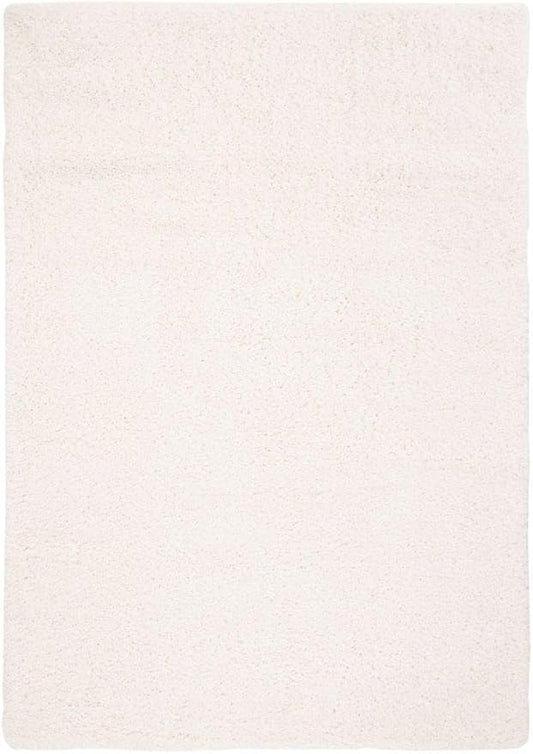 SAFAVIEH Fontana Shag Collection Accent Rug - 2'3" x 4', Ivory, Solid Design, Non-Shedding & Easy Care, 2-inch Thick Ideal for High Traffic Areas in Entryway, Living Room, Bedroom (FNT800A)