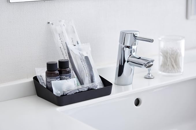 Yamazaki Home Tower Space Saving Vanity Tray - 5.25" X 7" - Steel