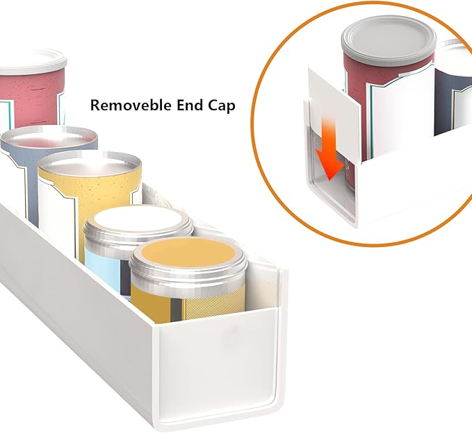 Wall-Mount Acrylic Spice Rack 2-Pack - No Drilling Required